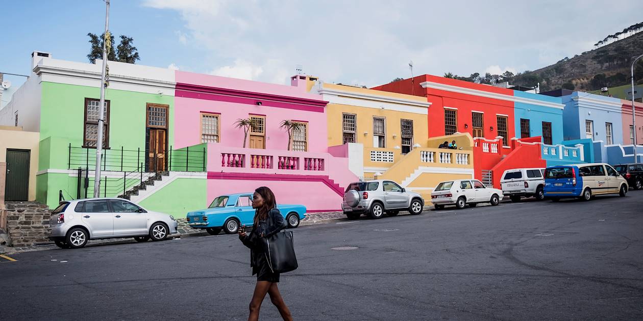 Dans les rues colorées de Bo-Kaap, le quartier malais du Cap - Le Cap - Afrique du Sud